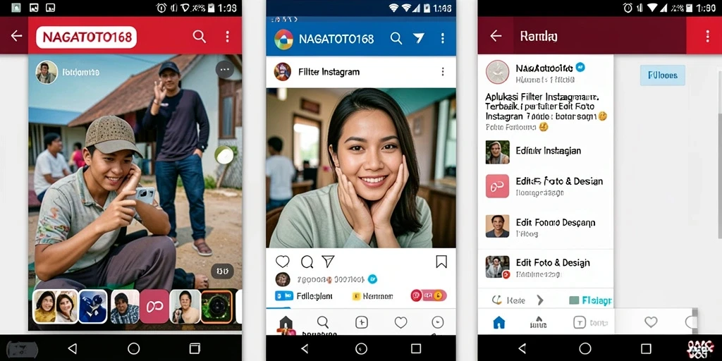 Screenshot antarmuka utama NAGATOTO168 dengan berbagai pilihan filter.