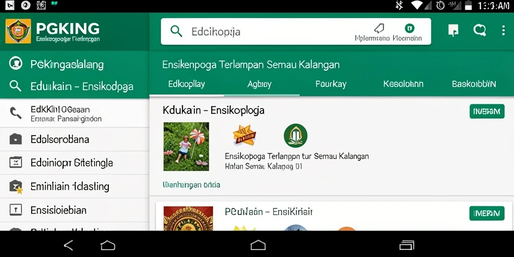 Tampilan antarmuka PGKING yang menarik dan informatif.