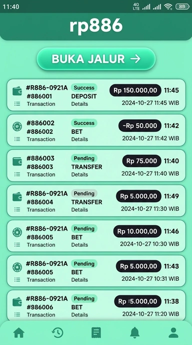Tampilan link alternatif rp886