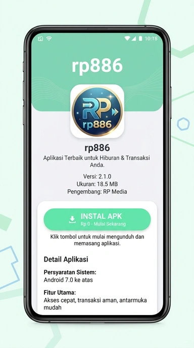 Tampilan halaman APK rp886