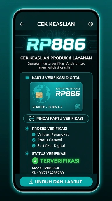 Tampilan kanal resmi rp886